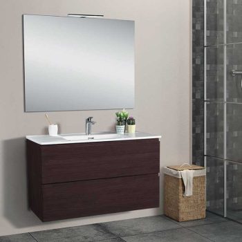 Mueble de Baño Iris de 100 cm. 2 cajones