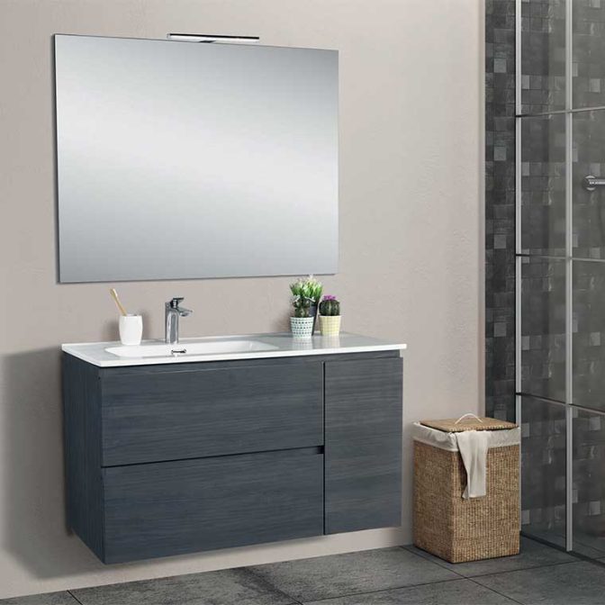 Muebles de Baño Iris 2 cajones 1 puerta