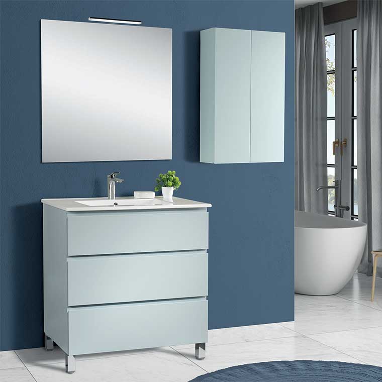 ▷ Mueble de Baño Iris 60 cm. 3 cajones, Mudeba