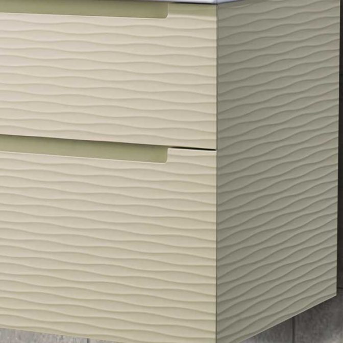 Mueble de baño Cibeles con Textura Ondas