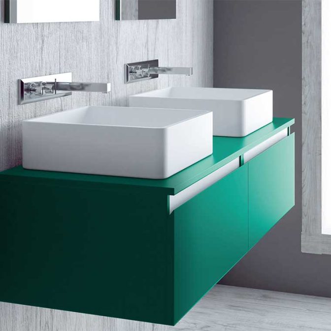 Detalle Mueble de Baño 120 cm. Modular Aqua Combinación 19-01