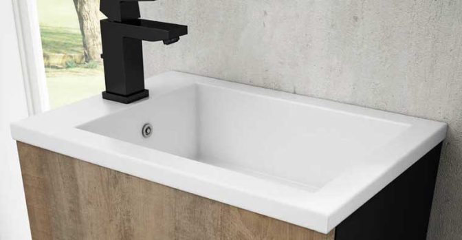 Encimera Lavabo de Resina Petit