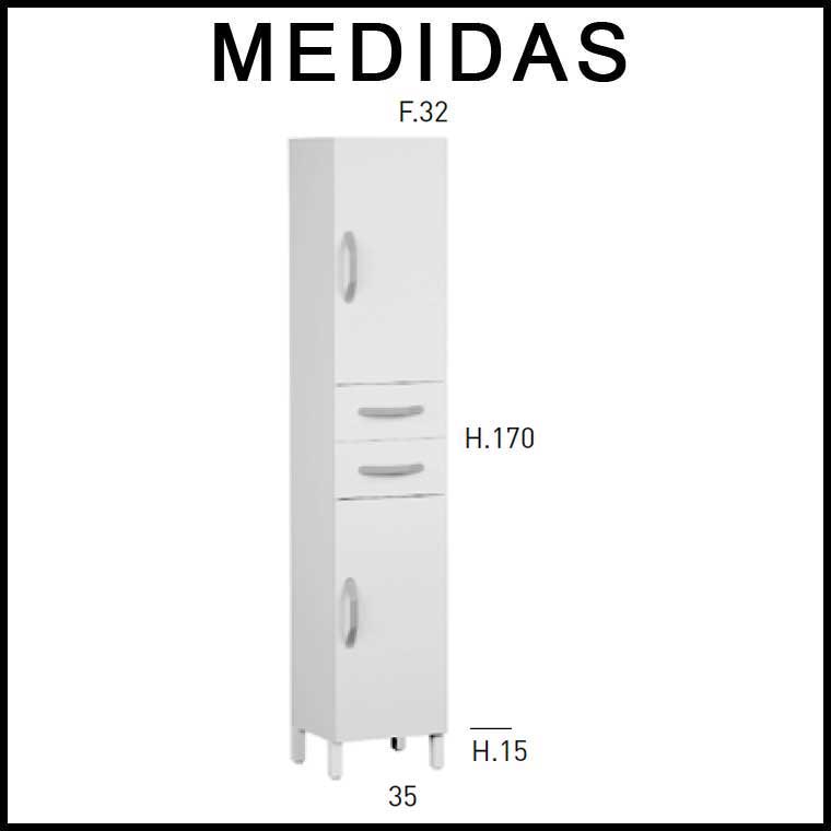 ▷ Mueble Auxiliar de Baño Columna Vega, ENVÍO GRATIS