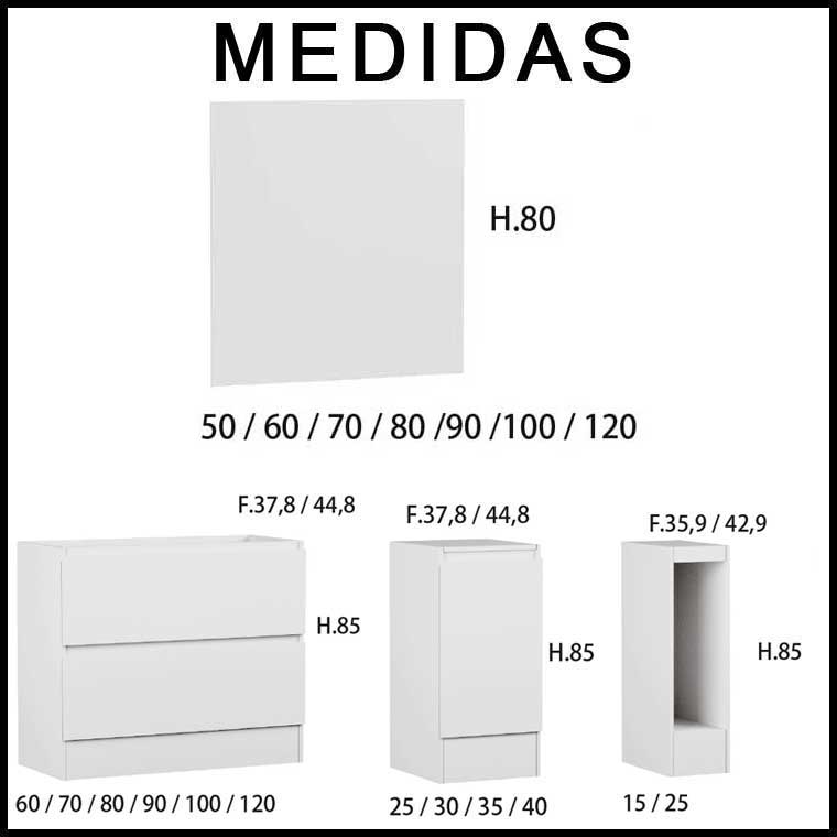 Mueble de baño modular a medida