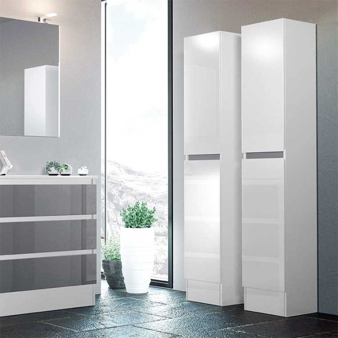 Mueble Auxiliar Baño Columna Aqua con Zócalo