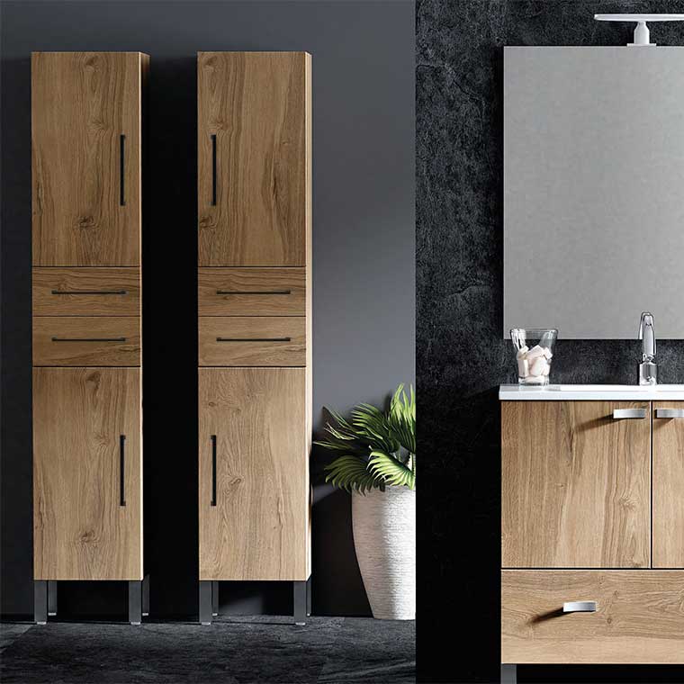 ▷ Mueble auxiliar de baño