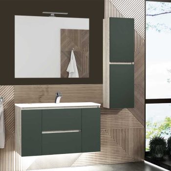 ▷ Mueble de Baño Alba 60 cm. 2 cajones, Mudeba