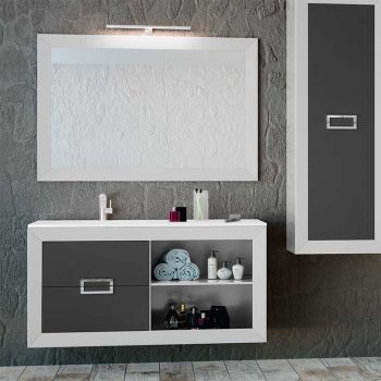 Muebles de Baño L-Gant 100 cm. 2 cajones más hueco con balda