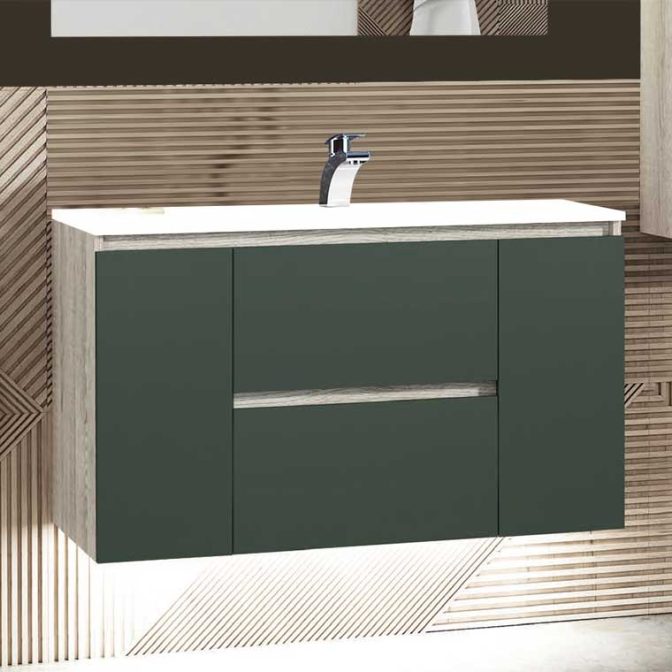 Mueble Bajo de Baño Kloe 2 cajones 2 puertas