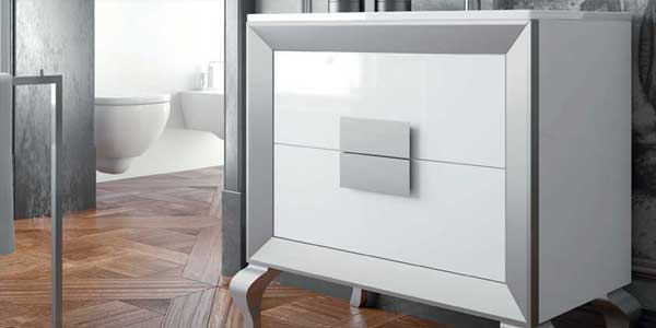 ▷ Mueble de Baño L´Gant 140 cm. 4 cajones con Lavabo Sobre