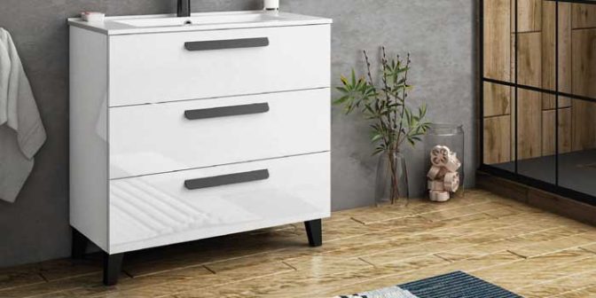 Mueble Bajo de Baño Natalia 3 Cajones