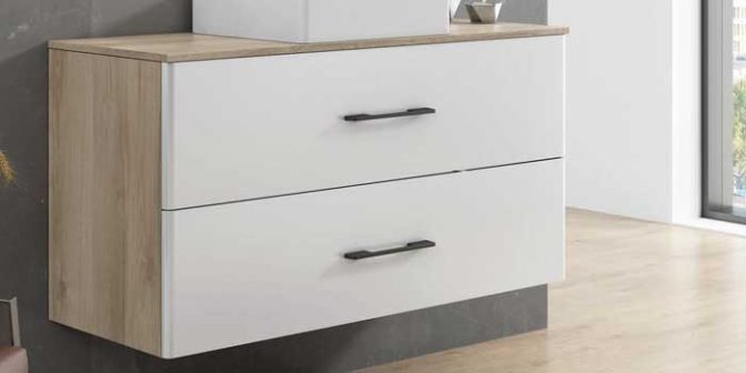 Mueble Bajo de Baño Tecia 2 Cajones