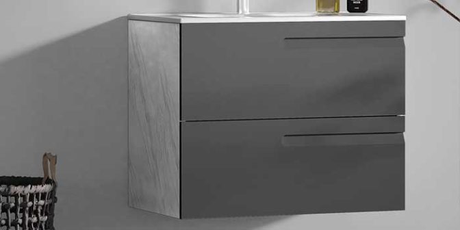 Mueble Bajo de Baño Zeus 2 Cajones