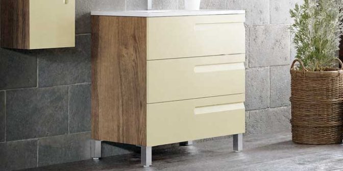 Mueble Bajo de Baño Zeus 3 Cajones