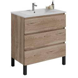 Mueble Bajo de Baño Kloe 3 Cajones Niágara