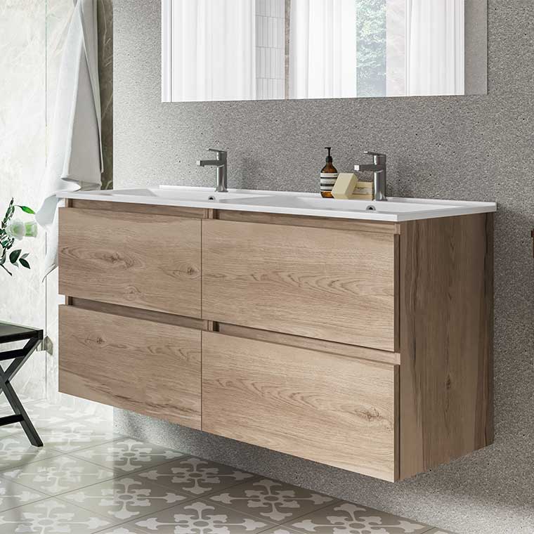 ▷ Mueble Auxiliar Baño Suspendido Kloe, ENVÍO GRATIS