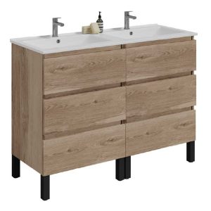 Mueble Bajo de Baño Kloe 6 Cajones Niágara