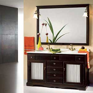 Muebles de baño de 7 cajones, 2 puertas