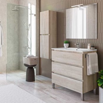 ▷ Mueble de Baño Neos 70 cm. 3 Cajones, Fondo 45 cm., ENVÍO GRATIS