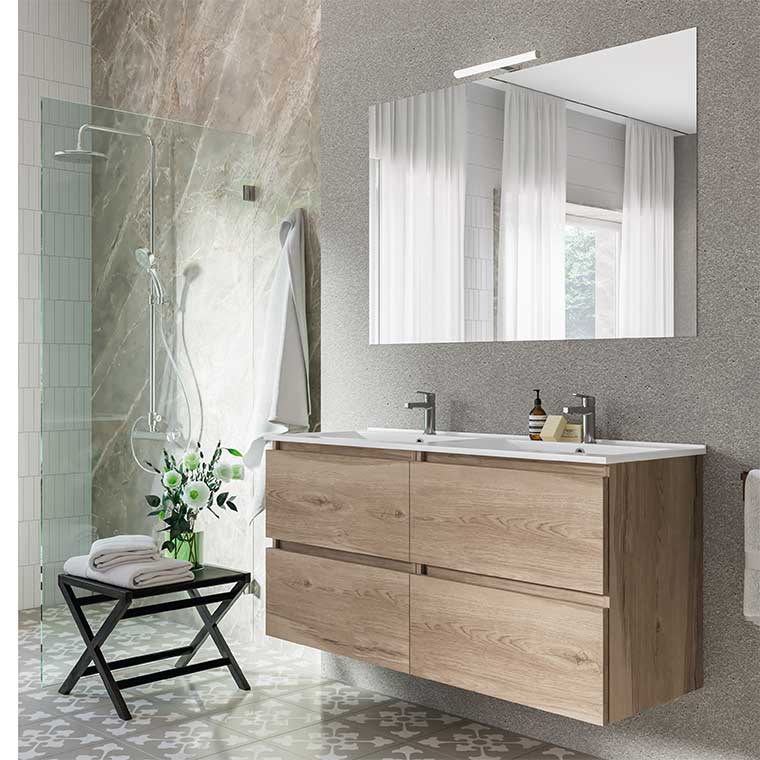 Mueble de Baño Decó 105 x 45 cm. Mueble de la serie de Baño Decó.