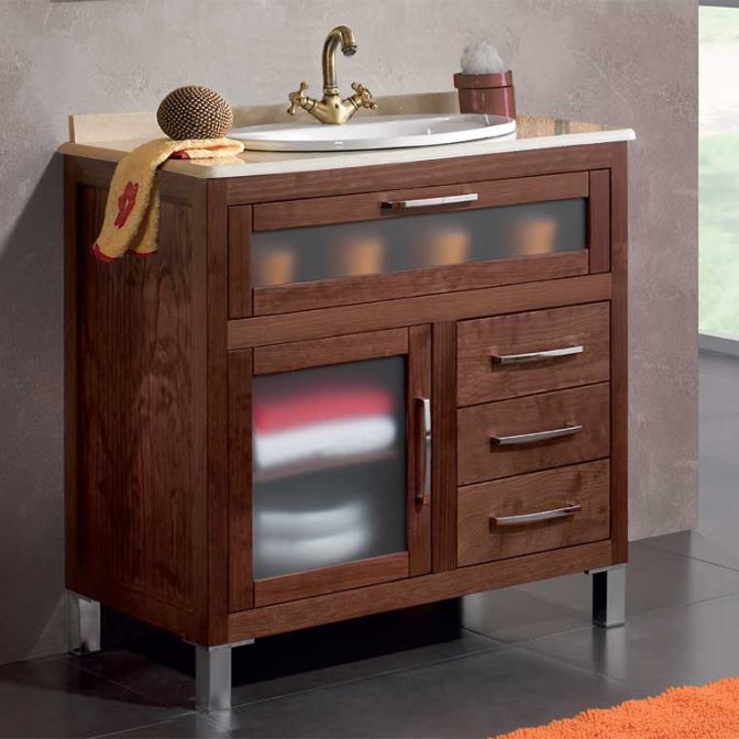 Mueble Bajo de Baño Beas 80 x 55 cm.