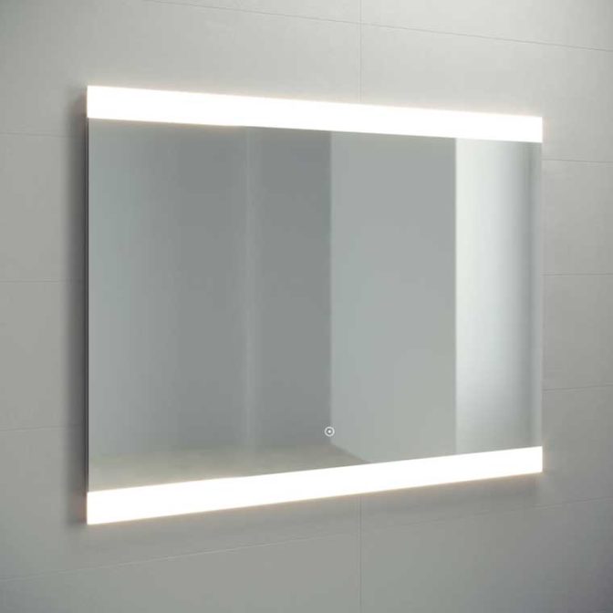 Espejo Arenado Arriba y Abajo de 5 cm. Luz Le y Anti Vaho, Avila Dos