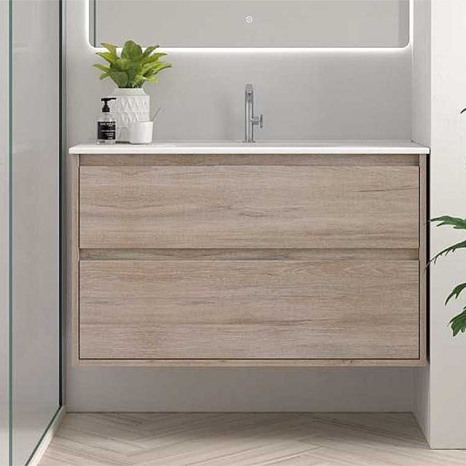 Mueble de Baño Bajo Carmen Costados Vistos 2 Cajones de Avila Dos