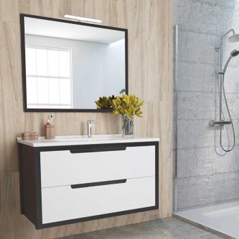 Mueble de Baño Ángeles 100 cm. 2 cajones
