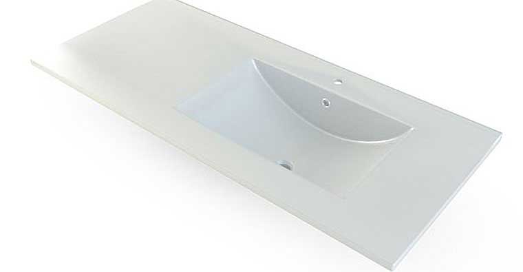 Encimeras de Cerámica Extraplana, Lavabo Desplazado a Derechas